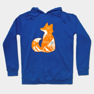 fjallraven - fox of adventure eat and sleep Hoodie